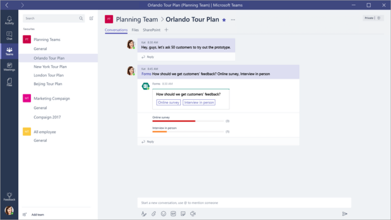 Microsoft Teams – Create A Quick Poll For Your Team Members 