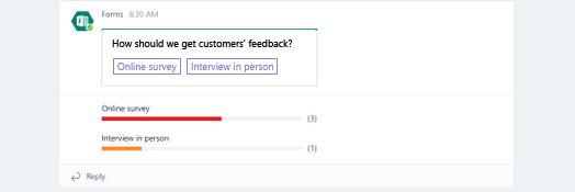 Microsoft Teams – Create a Quick Poll for your Team Members