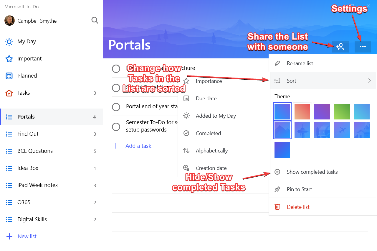 Microsoft To-Do – How To Manage Tasks | @cdsmythe