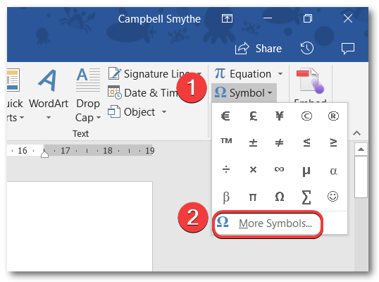 Insert Windows Key symbol