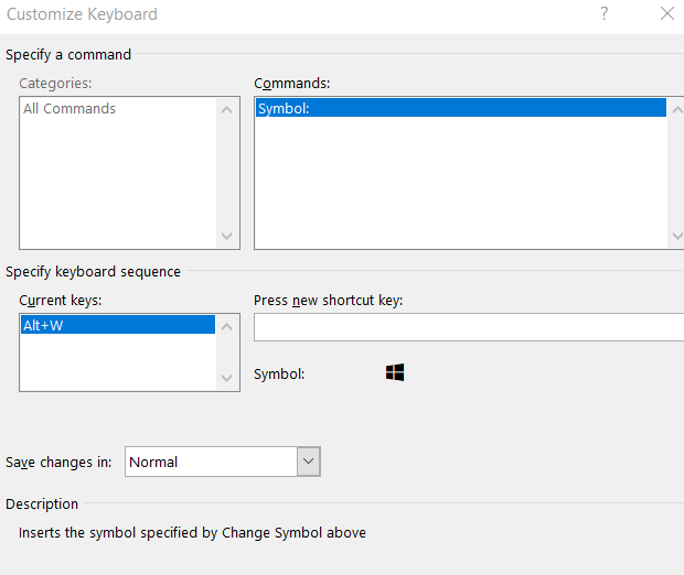 Windows Key shortcut symbol