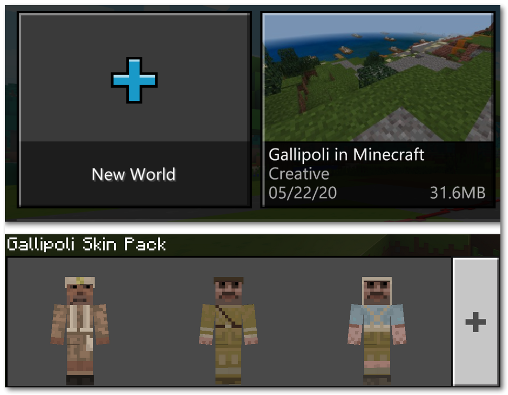 Gallipoli minecraft world