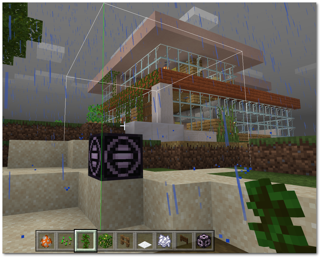 Minecraft:Education Edition place a structure block to export object to 3D
