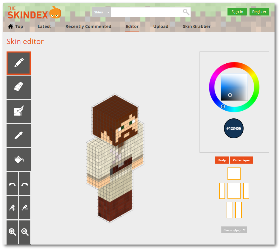 Minecraft Skin Editor