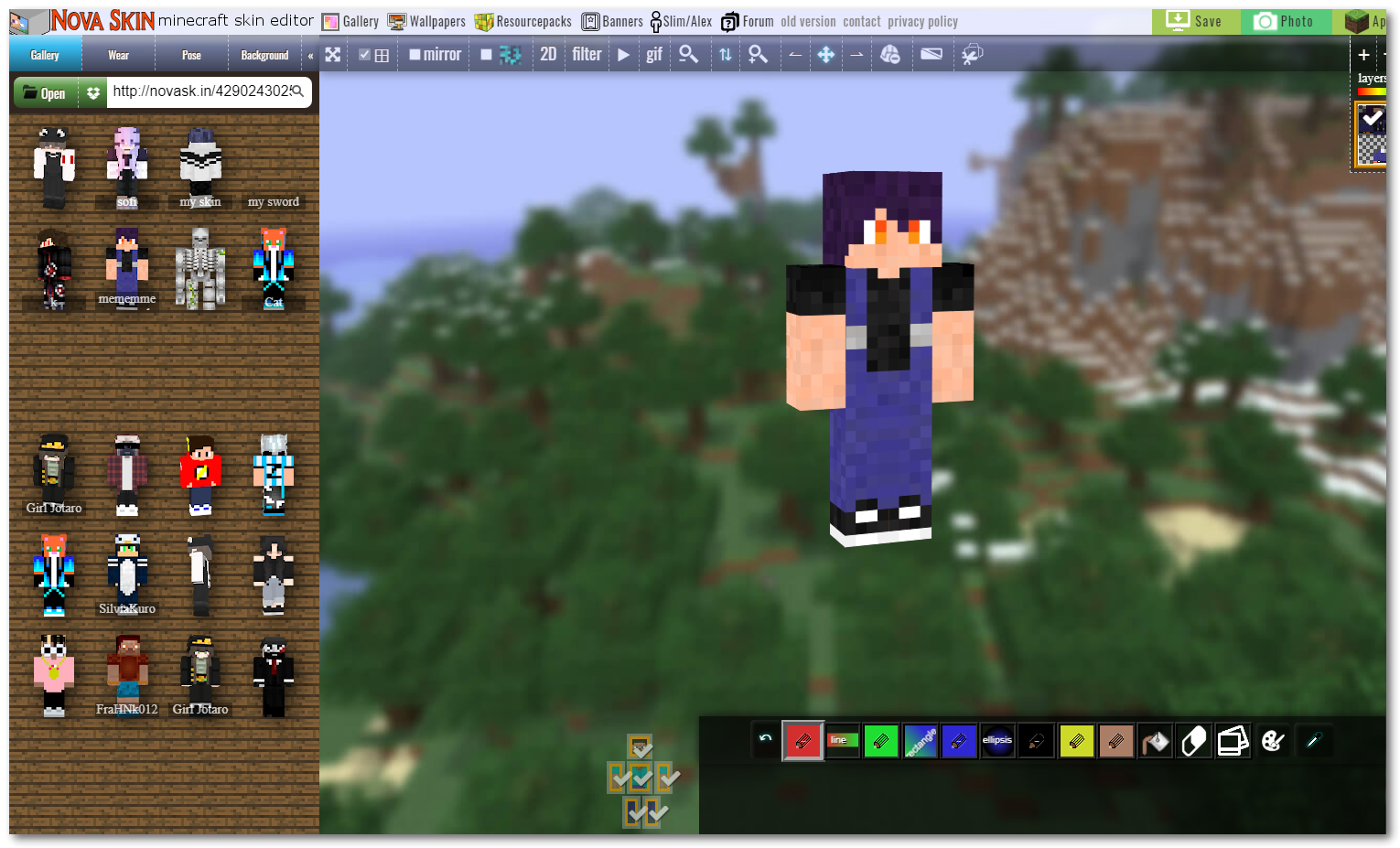 Nova Skin - Minecraft Skin Editor