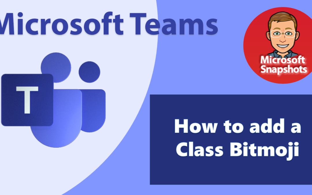 Class Bimoji with Powerpoint and Microsoft teams