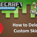 how to delete custom skins from minecraft education