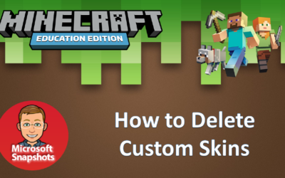 Minecraft: Education Edition – How to Delete Custom Skins