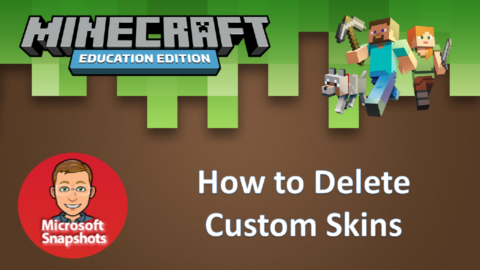 how to delete microsoft minecraft education edition