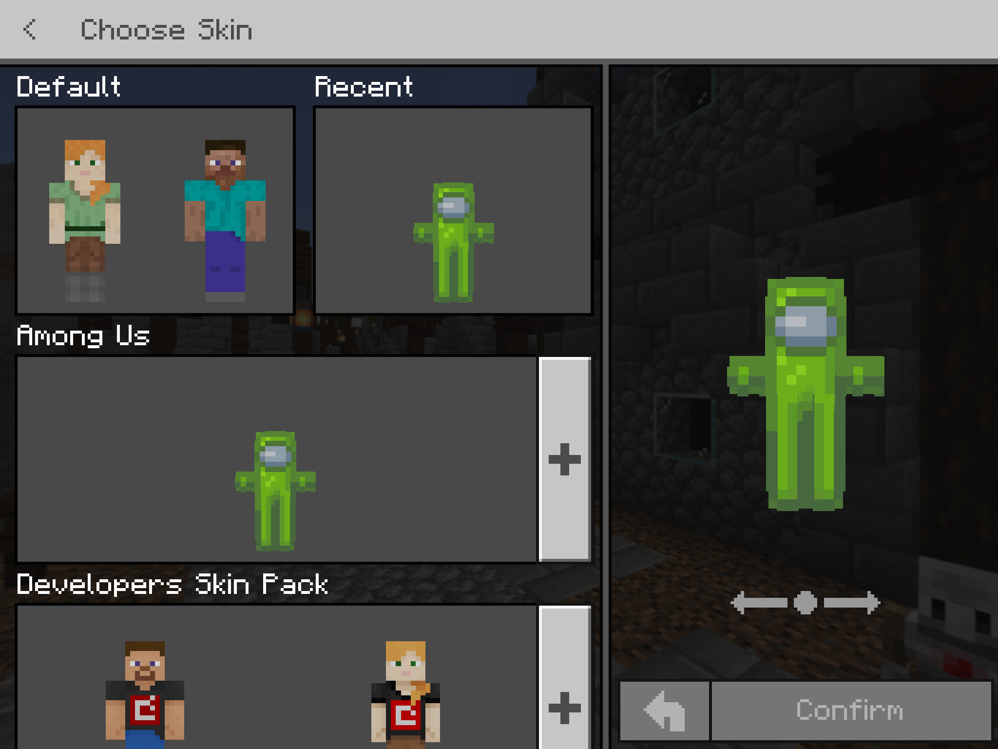 casual skin pack for minecraft education edition