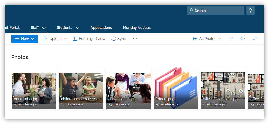 Sharepoint Modern – How to add a Picture Library