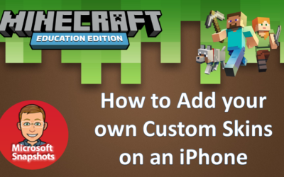 Minecraft: Education Edition – How to add a custom skin on Apple iPhone