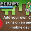 cover image screenshot How to add a custom Minecraft:Education Edition skin on android mobile phone