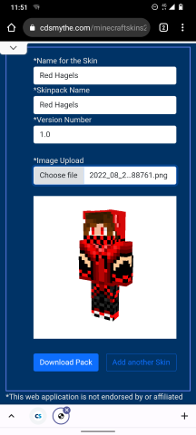 create mcpack minecraft education custom skin cdsmythe2