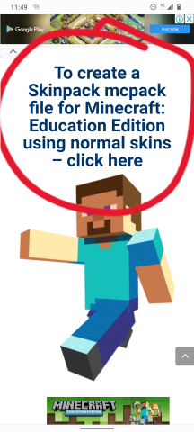 Minecraft: Education Edition – How to add a custom skin on android mobile  phone